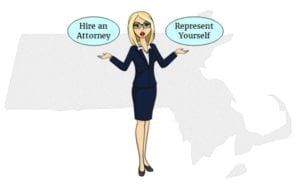 Massachusetts retain attorney represent yourself