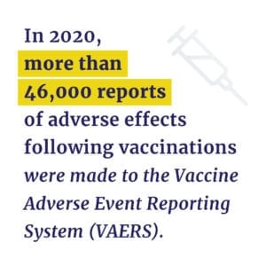 Reports of adverse vaccine effects
