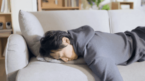 Exhausted After Car Accident